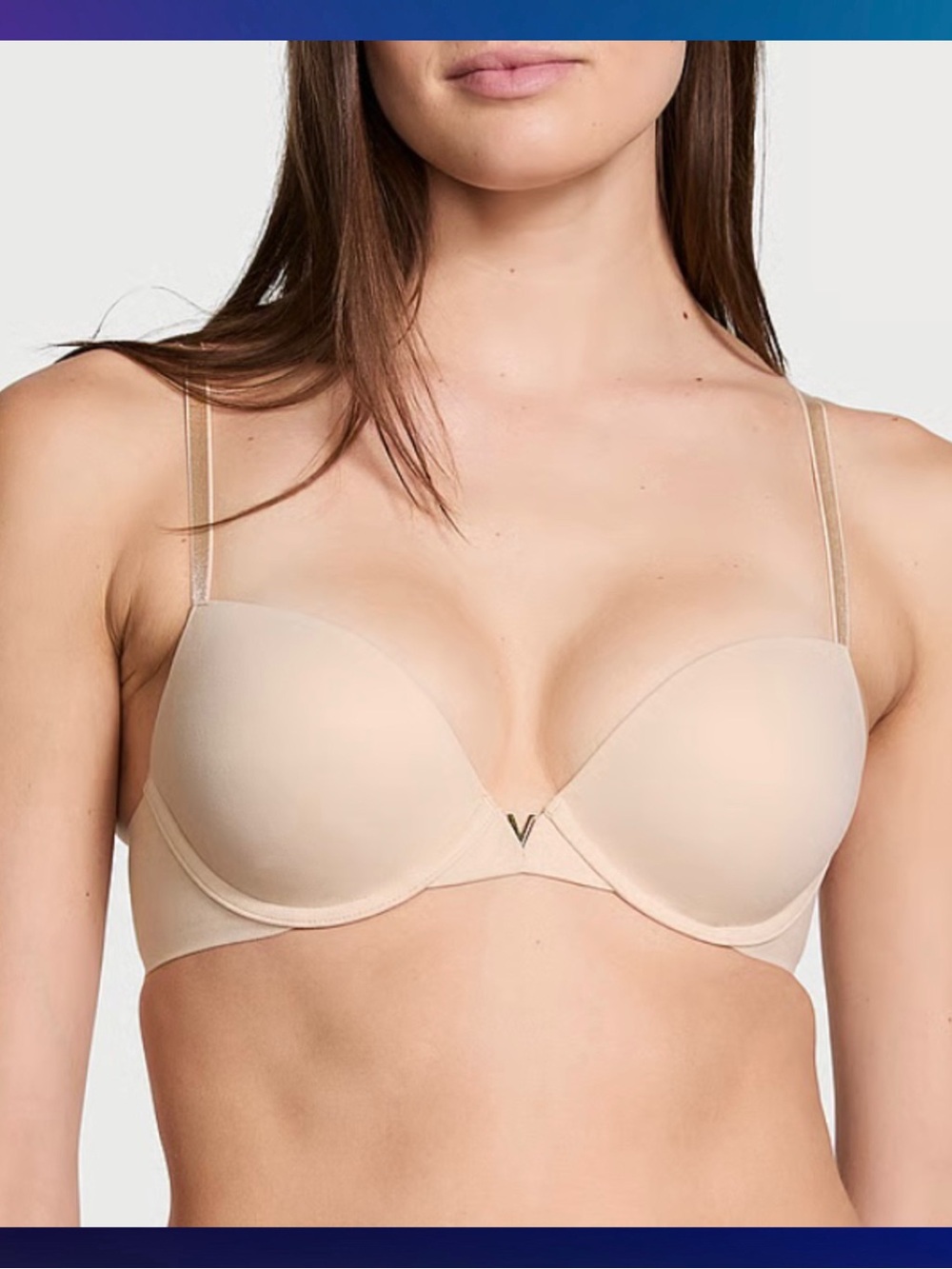 Victorias Secret Push Up Smooth Love Collection Nude Bra